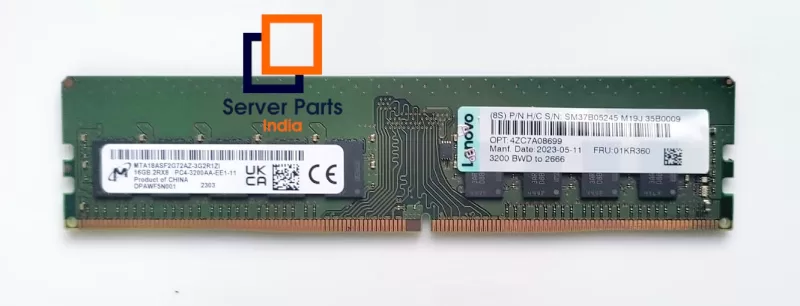 Lenovo 16GB PC4-3200 ECC UBDIMM Memory RAM for ThinkStation ST50V2