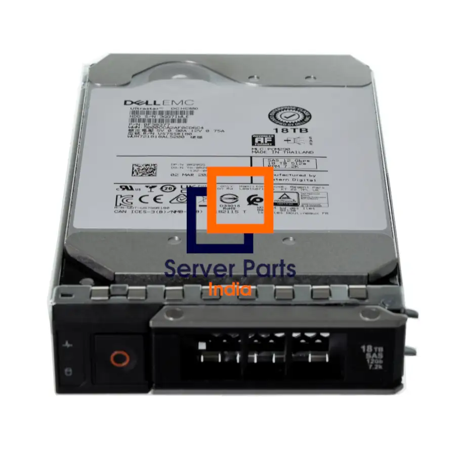 DellEMC 5HYG2 18TB 12G 7.2K SAS HDD