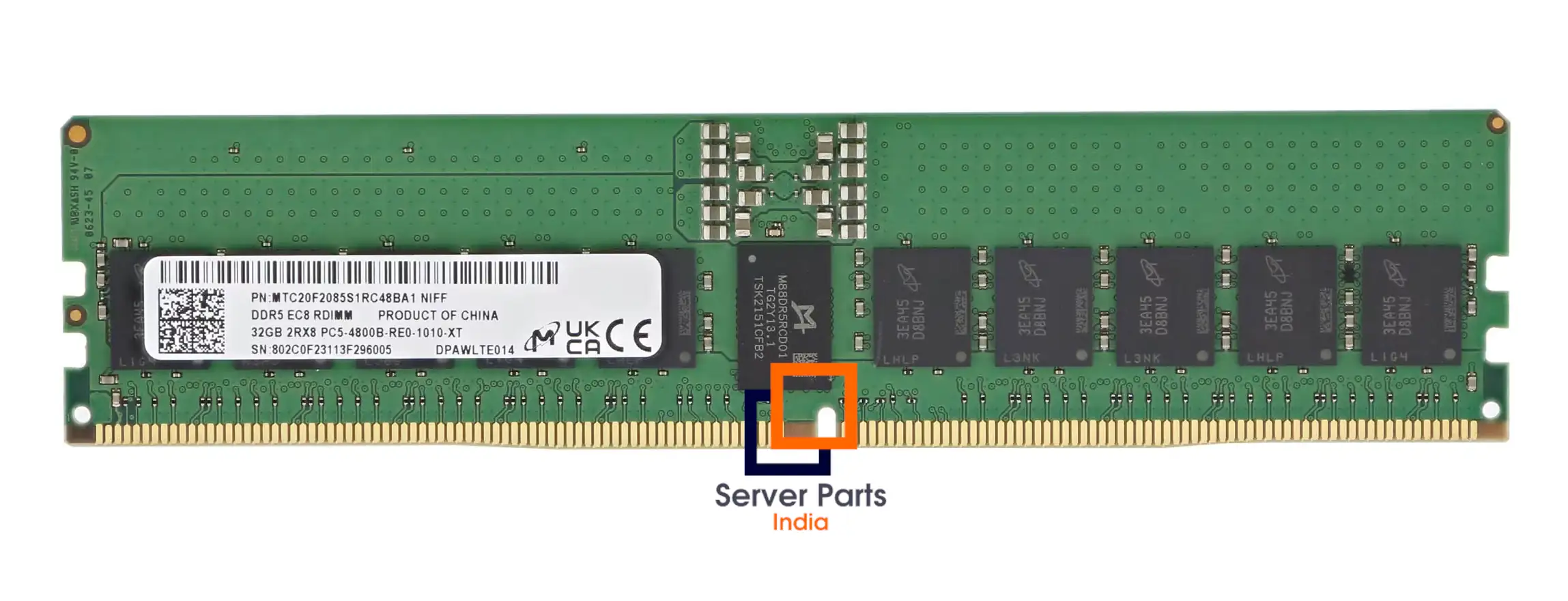 Micron 32GB DDR5-4800 ECC Registered Memory