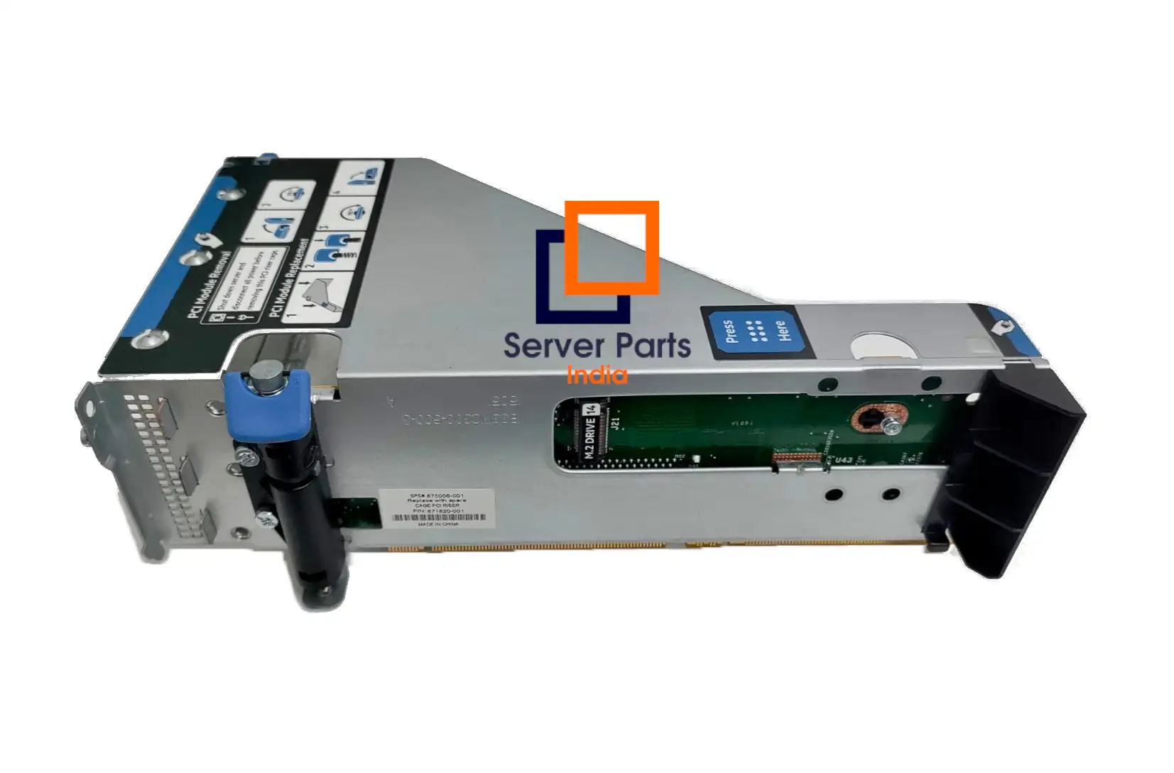 HPE 809461-001 DL380 Gen10 NVMe Riser Card