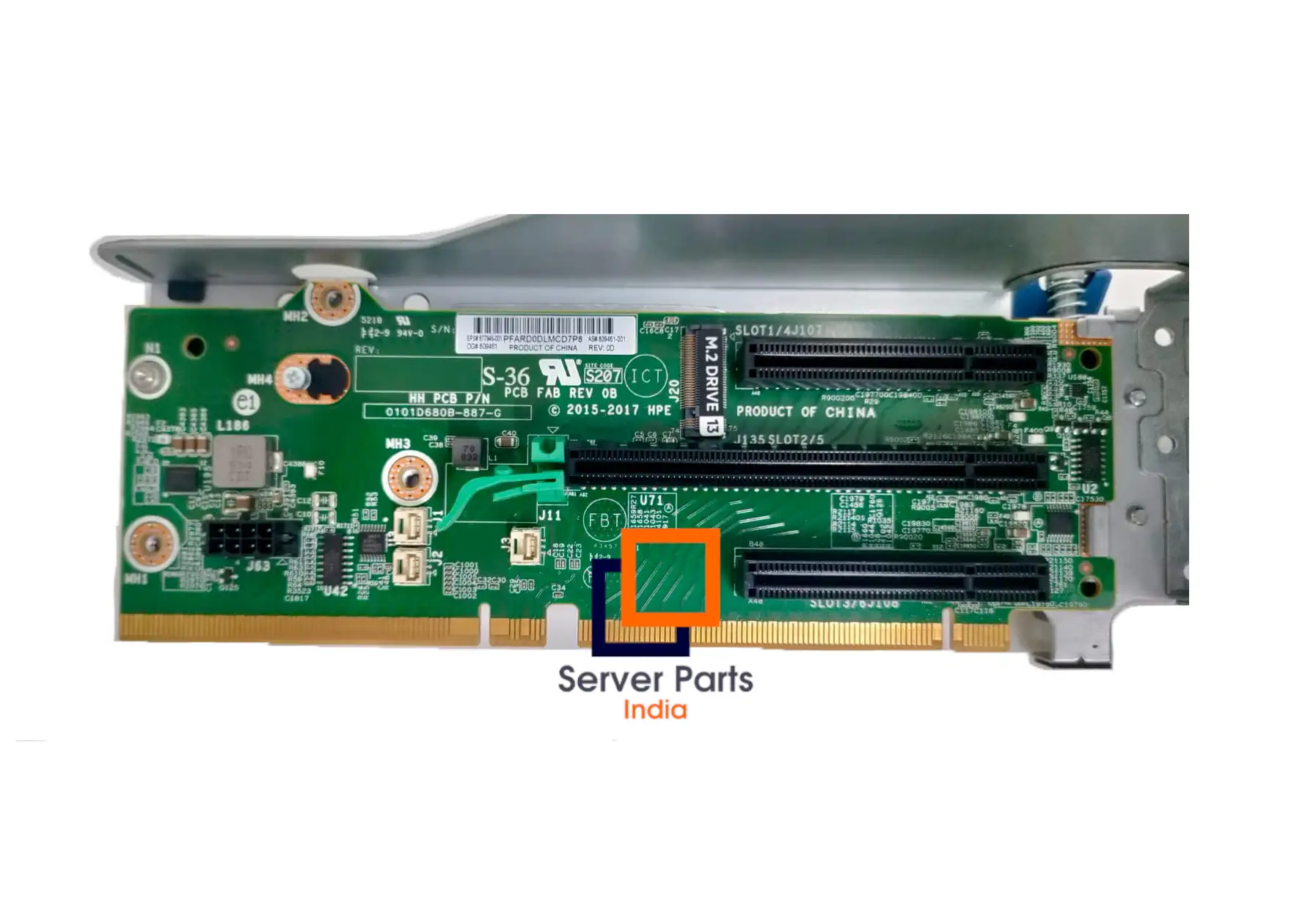 HPE 809461-001 DL380 Gen10 NVMe Riser Card